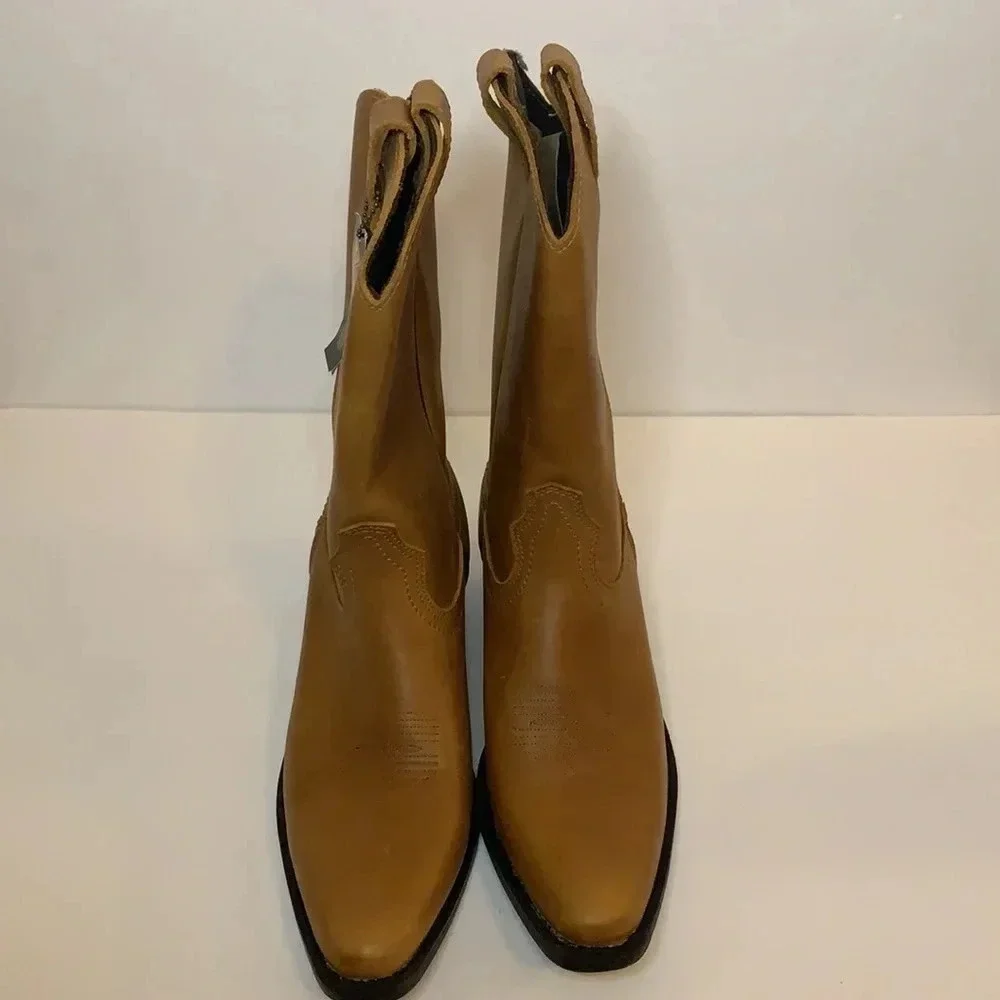Eurostar Clive Cowboy Leather Boots Dark Brown Men’s 12 New
